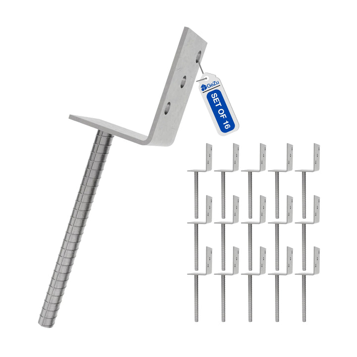 Concrete In Post Holder L-Shaped | Post Support Bundle