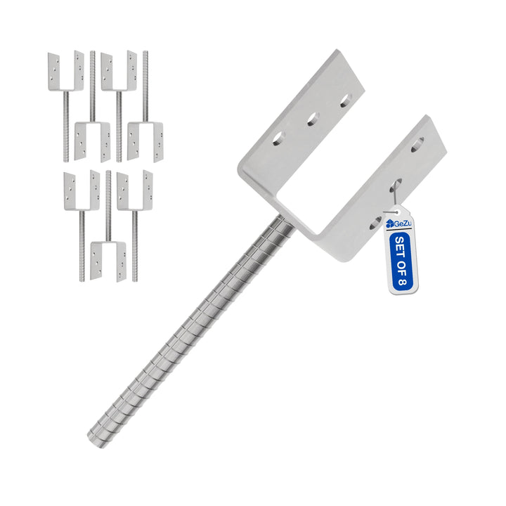 Concrete In U Shape Post Support | Fence Post Holder Bundle