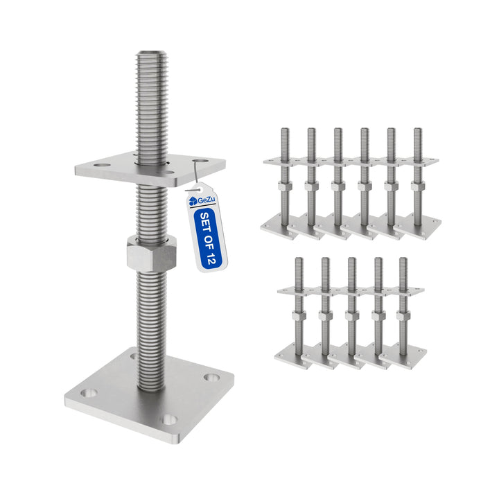 Height Adjustable Bolt Down Post Support | Post Base Bundle
