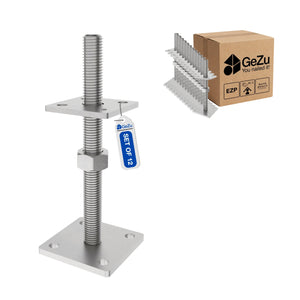 Adjustable height support post - 12-pack - Gezu Impex