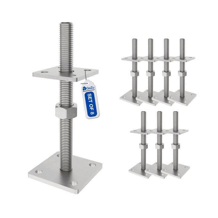 Height Adjustable Bolt Down Post Support | Post Base Bundle