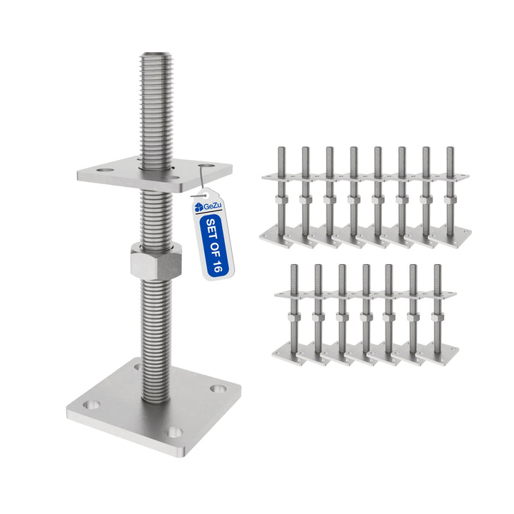 Height Adjustable Bolt Down Post Support | Post Base Bundle