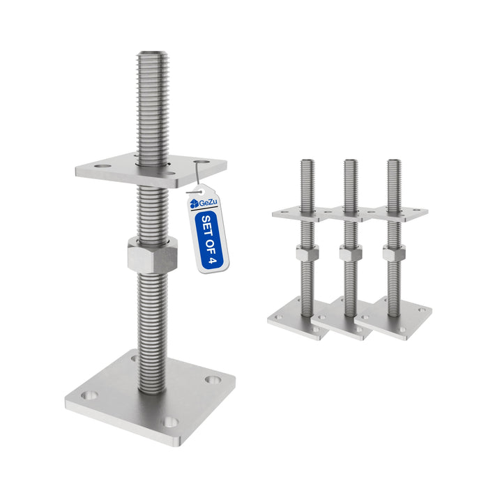 Height Adjustable Bolt Down Post Support | Post Base Bundle