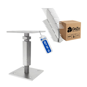 Adjustable post base - 100 x 100 mm - Gezu Impex