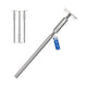 Adjustable T post support for concrete with lock and long nut Bundle