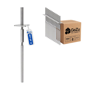 Concrete in adjustable post base - 12-pack - Gezu Impex