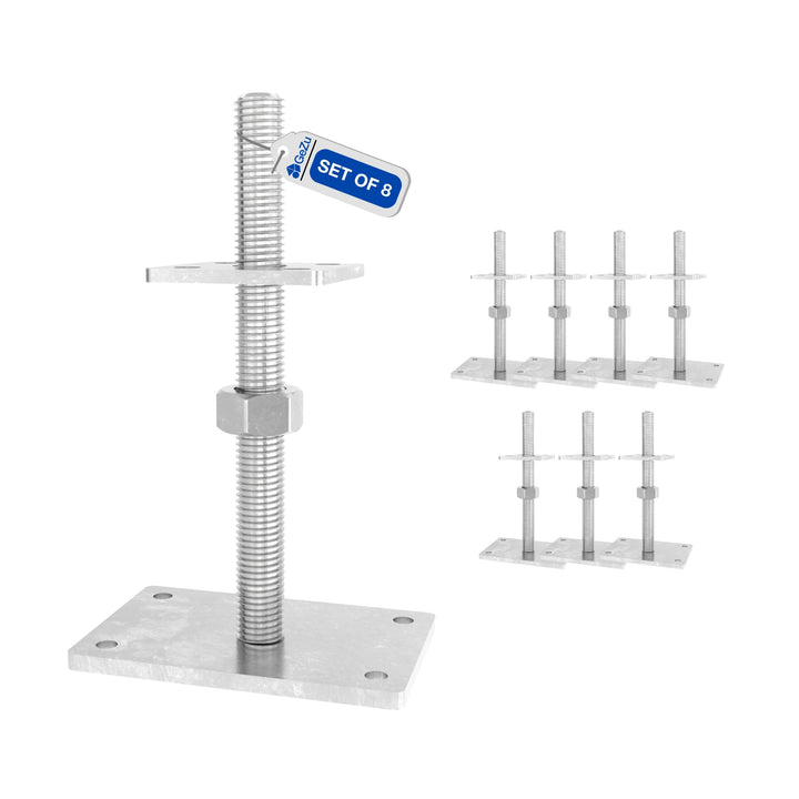 Height Adjustable Bolt Down Post Support | Post Base Bundle
