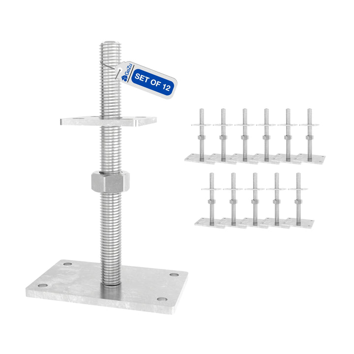 Height Adjustable Bolt Down Post Support | Post Base Bundle