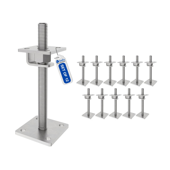 Height Adjustable Bolt Down Post Support | Adjustable Post Base Bundle