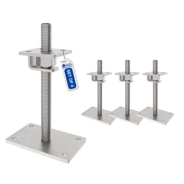 Height Adjustable Bolt Down Post Support | Adjustable Post Base Bundle