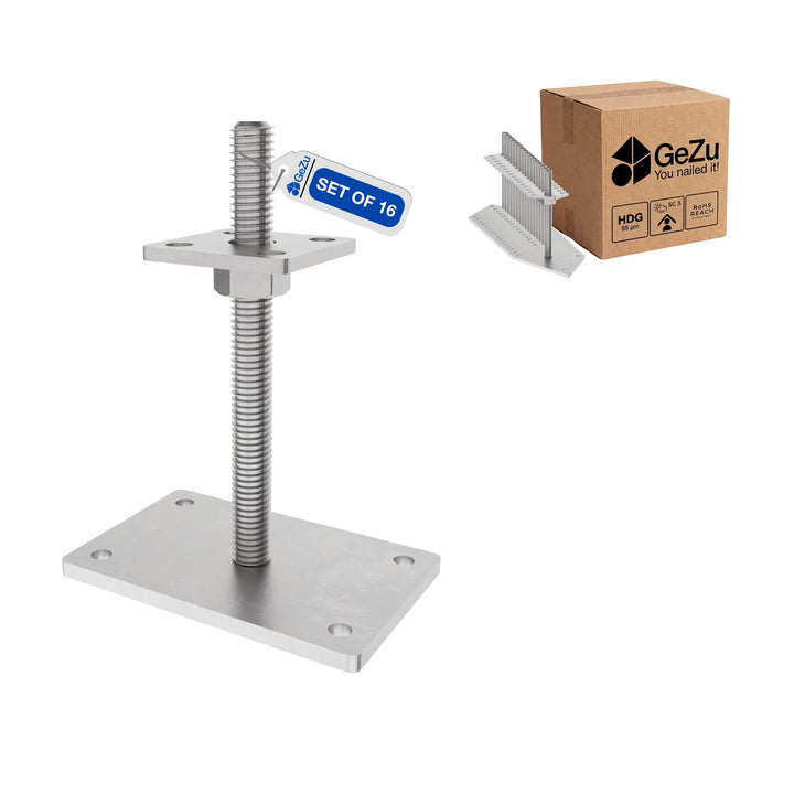 Adjustable height support post - 100 x 100 mm - Gezu Impex