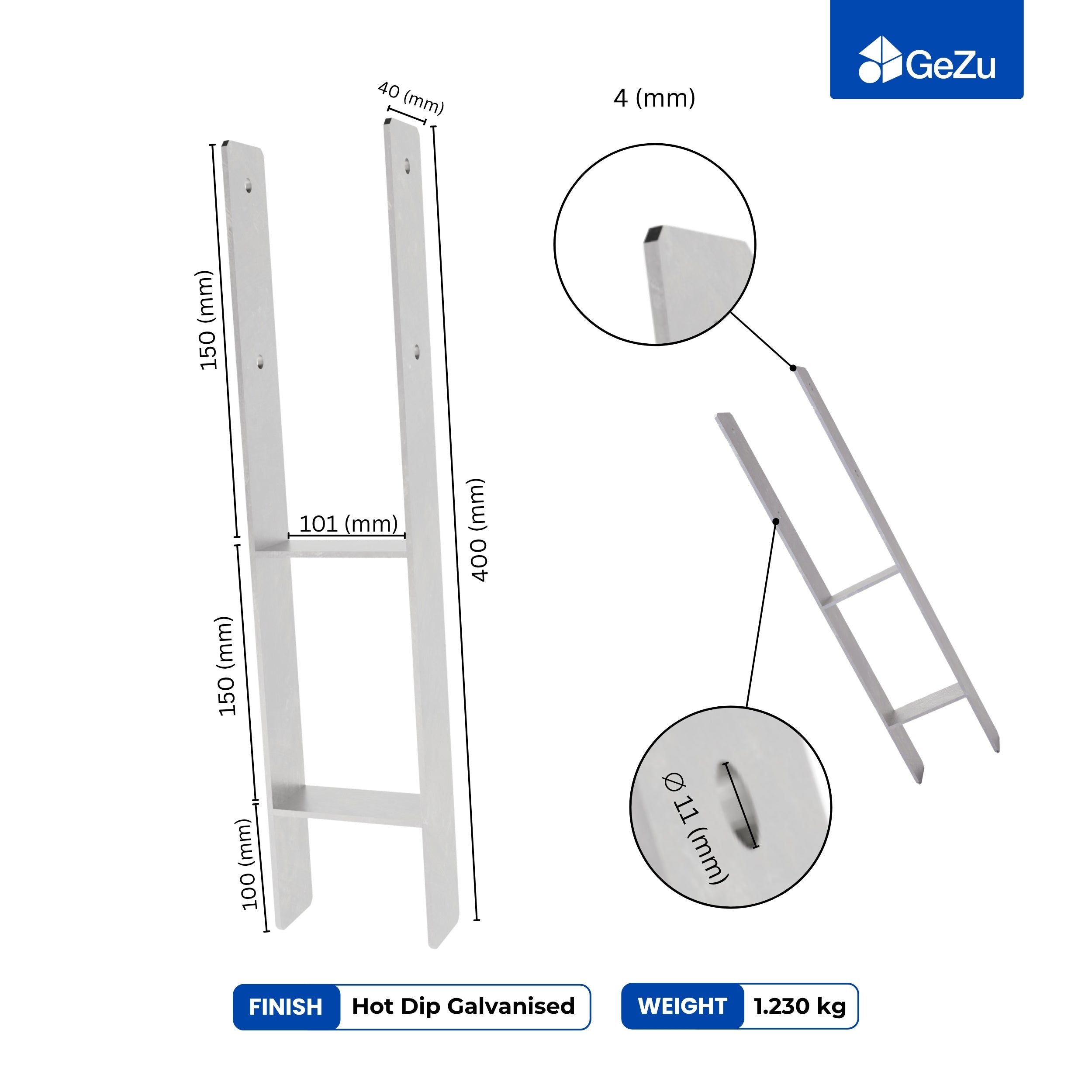 H Post Anchor | Post Support