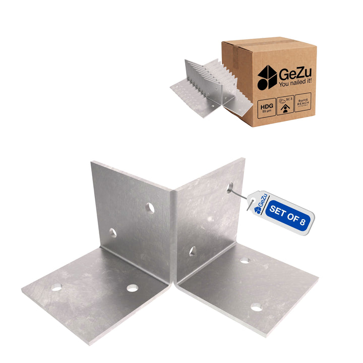 Pergola floor bracket - 71 x 71 mm - Gezu Impex
