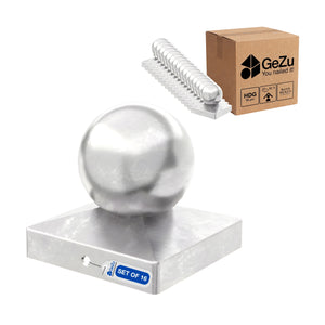 Ball Fence Post Cap - 71 x 71 mm - Gezu Impex