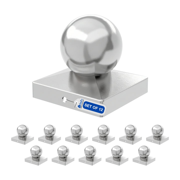 Square Fence Post Cap | Ball Top Bundle