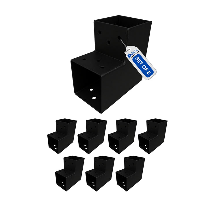 2-Way Post Connector L Shape | Pergola Corner Bracket Bundle