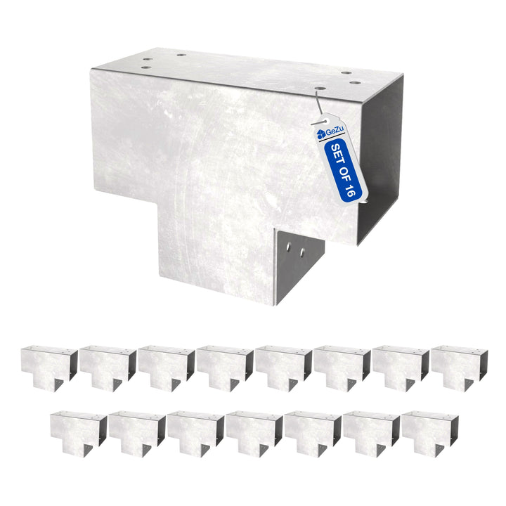 3-Way Post Connector T Shape | Pergola Corner Bracket Bundle