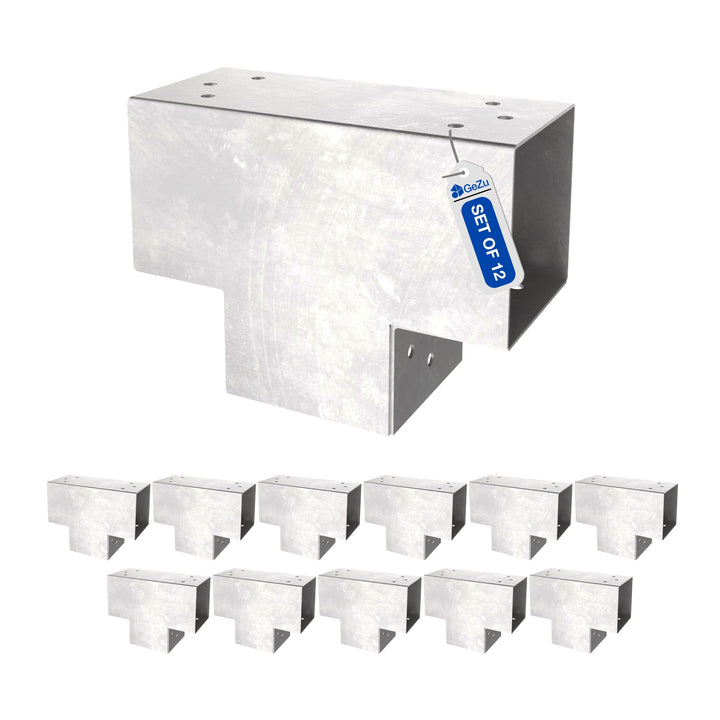 3-Way Post Connector T Shape | Pergola Corner Bracket Bundle
