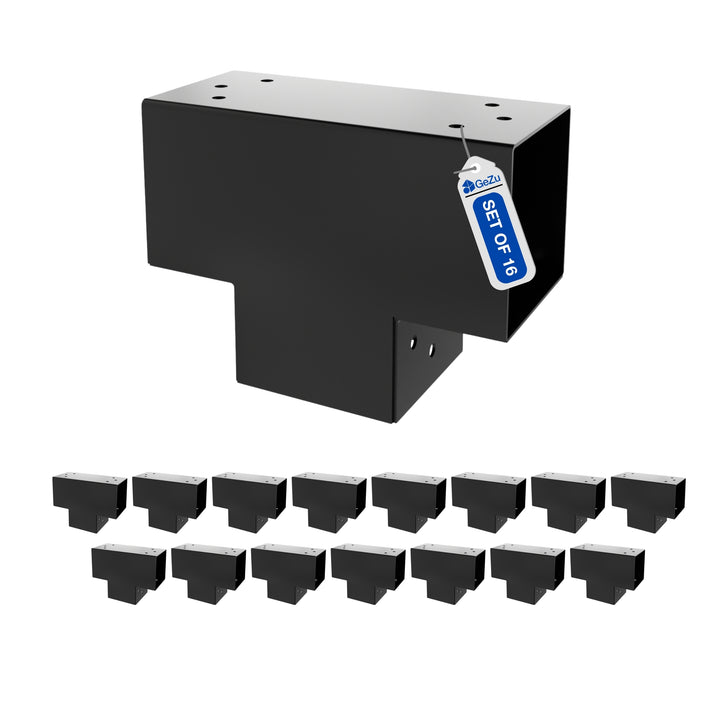 3-Way Post Connector T Shape | Pergola Corner Bracket Bundle