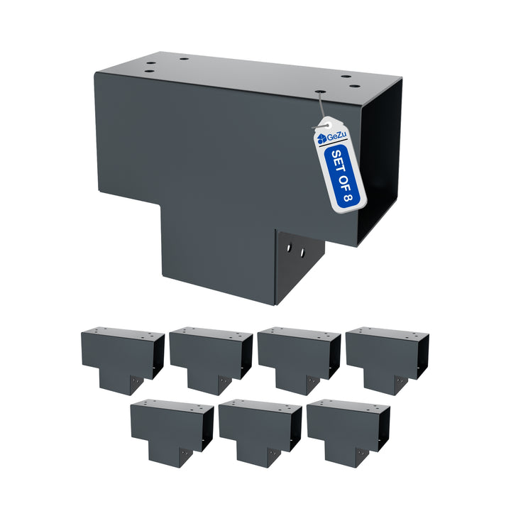 3-Way Post Connector T Shape | Pergola Corner Bracket Bundle