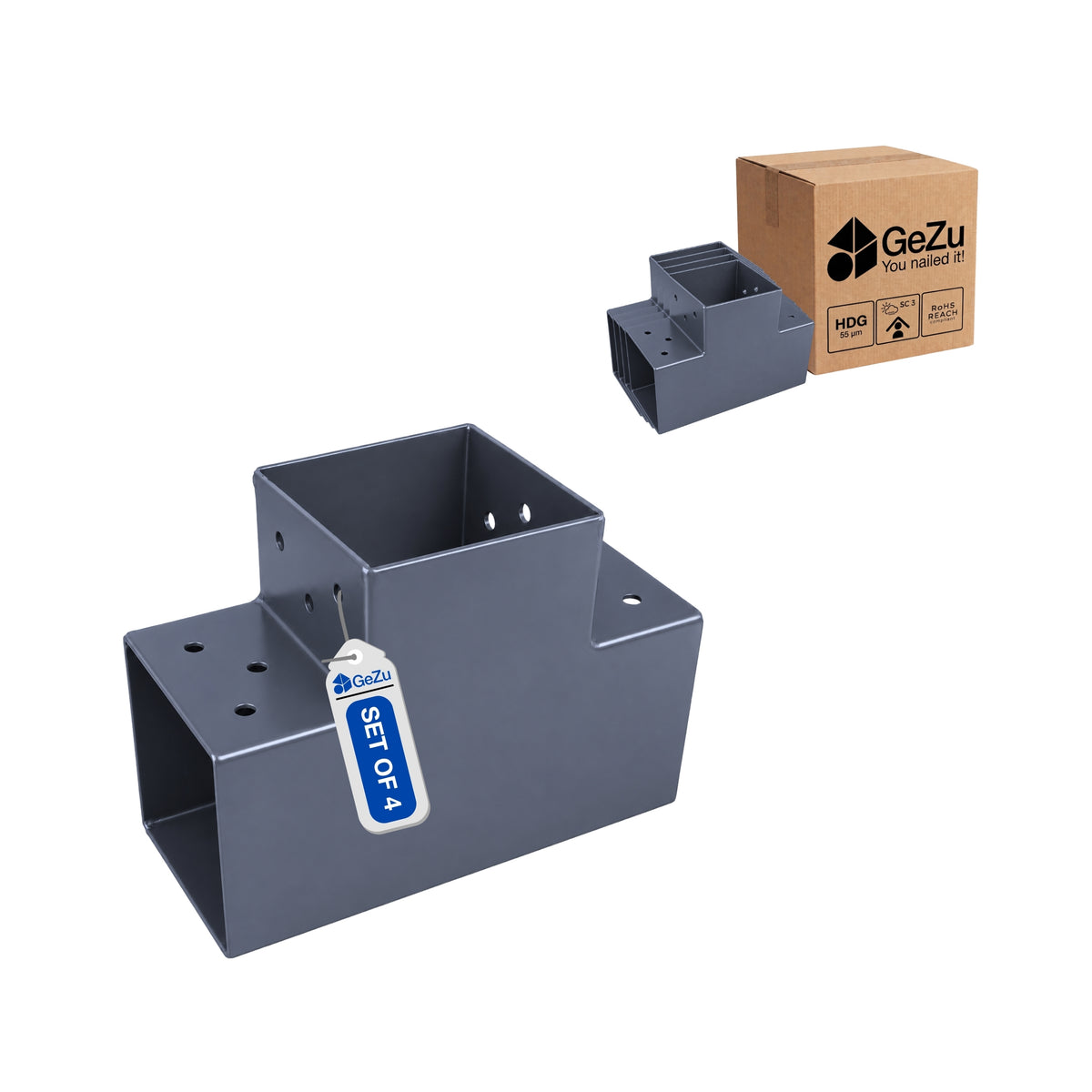 Pergola connector - 71 x 71 mm - Gezu Impex