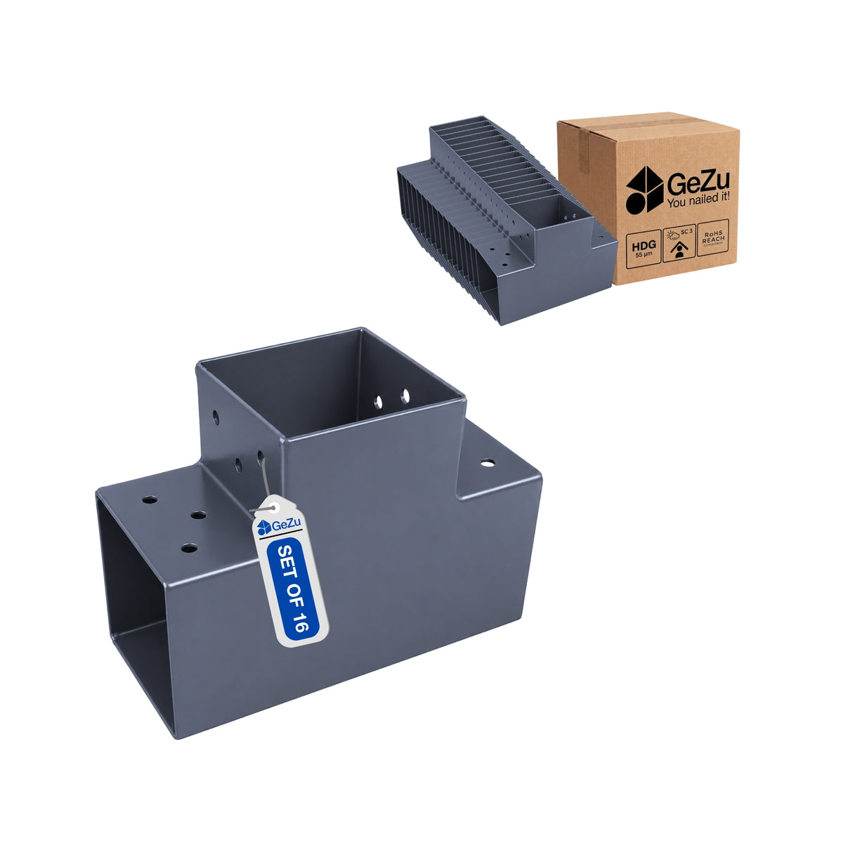 Pergola connector - 71 x 71 mm - Gezu Impex