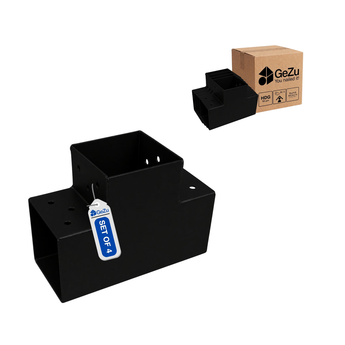Pergola connector - 71 x 71 mm - Gezu Impex
