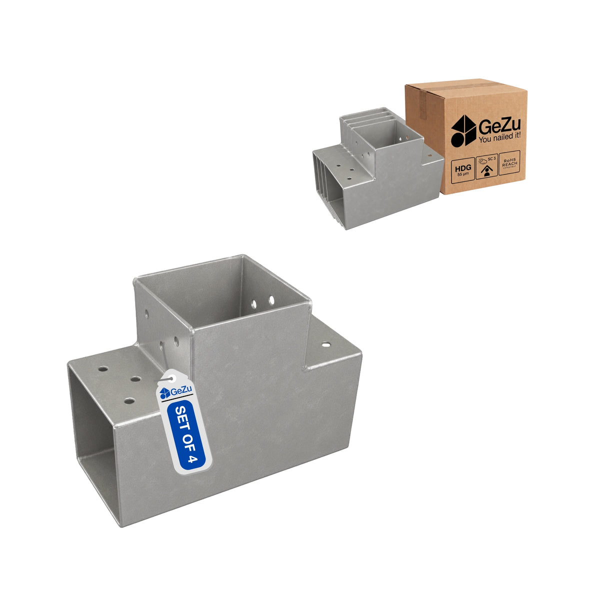 Pergola connector - 225 x 150 x 71 mm - Gezu Impex