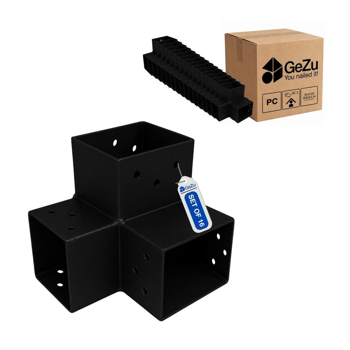 Pergola connector - 71 x 71 mm - Gezu Impex