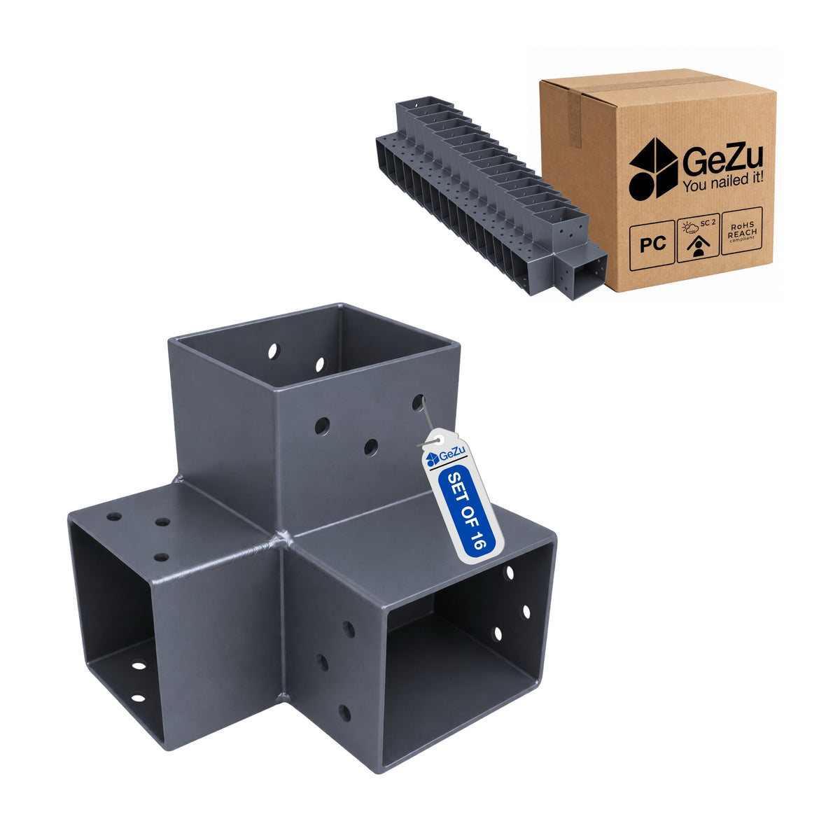 Pergola connector - 71 x 71 mm - Gezu Impex