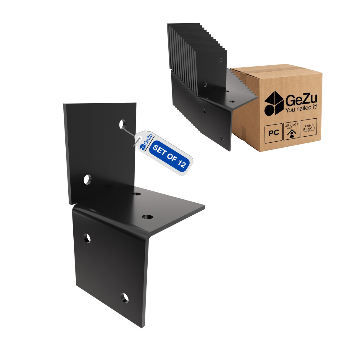 Pergola wall bracket - 71 x 71 mm - Gezu Impex