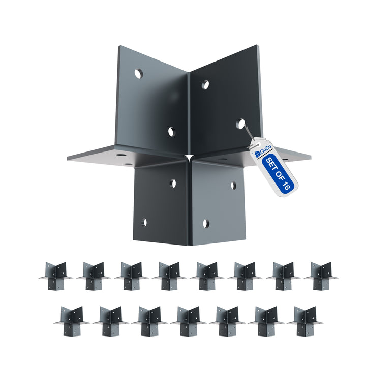 3 Way Corner Pergola Bracket | Post Connectors Bundle