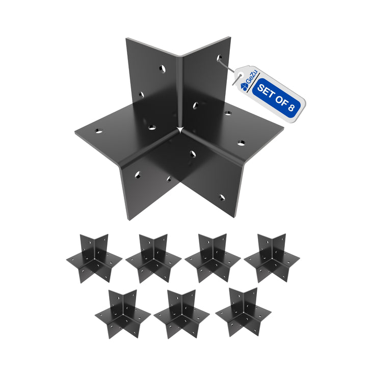 3 Way Corner Pergola Bracket | Post Connectors Bundle