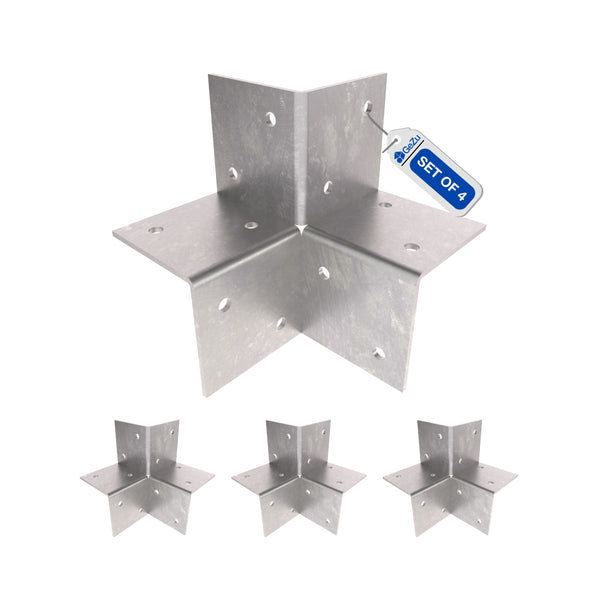 3 Way Corner Pergola Bracket | Post Connectors Bundle