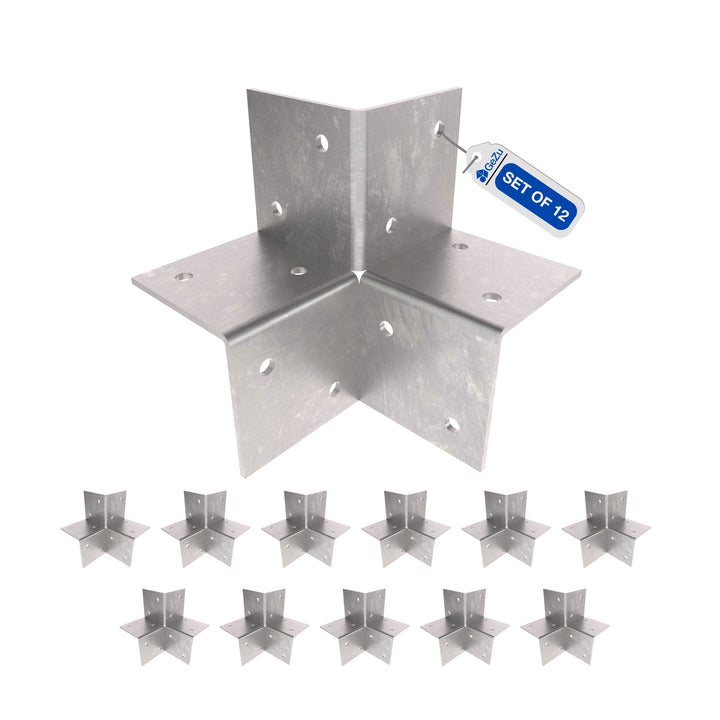 3 Way Corner Pergola Bracket | Post Connectors Bundle