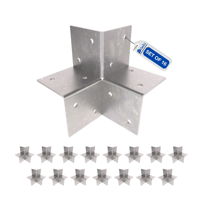3 Way Corner Pergola Bracket | Post Connectors Bundle