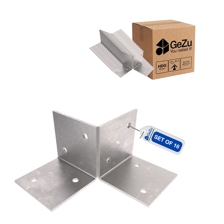 Pergola floor bracket - 71 x 71 mm - Gezu Impex