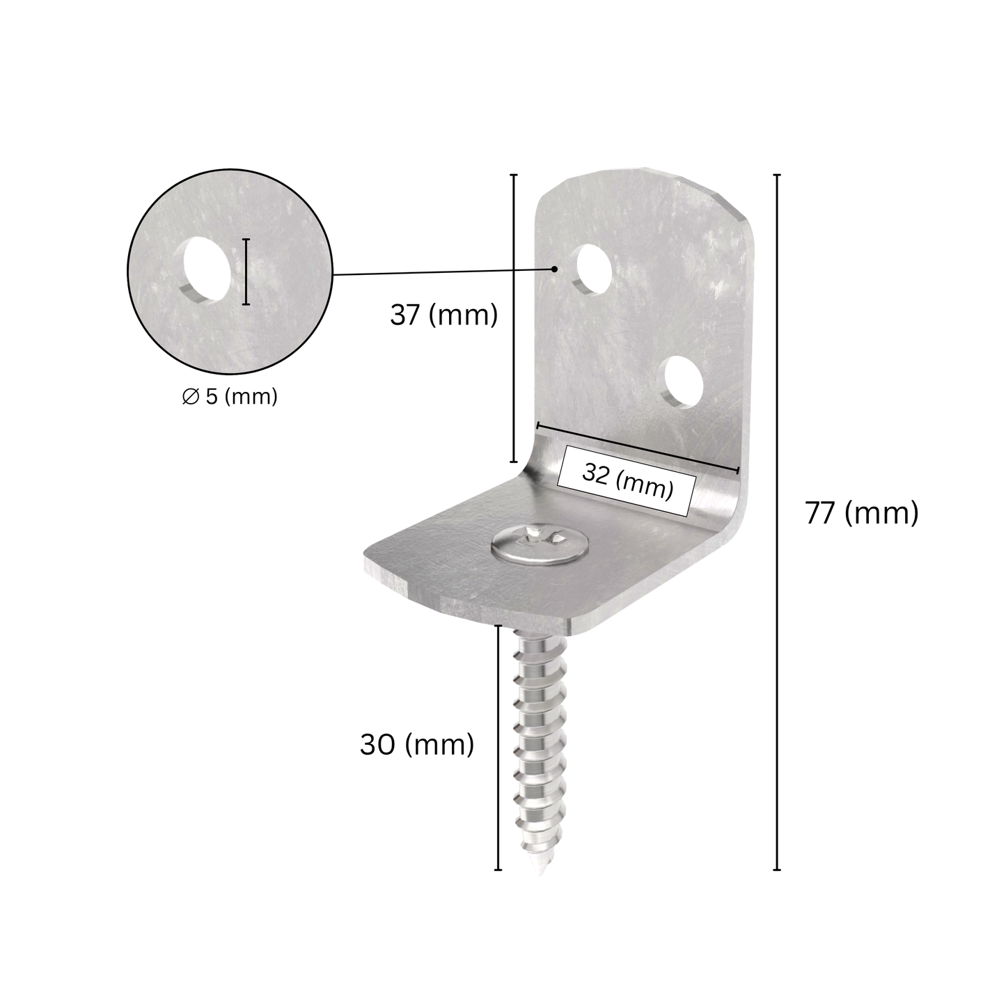 L braid fence holder