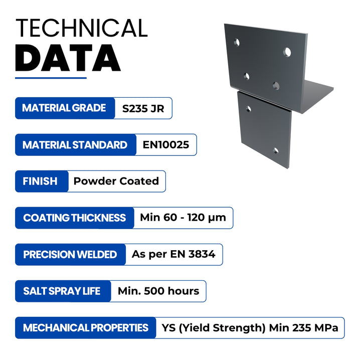 T-Piece Pergola Bracket | Post Connectors