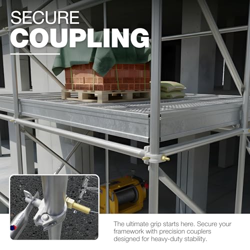 Scaffold Half Coupler with Brace Pin | Scaffolding Clamp
