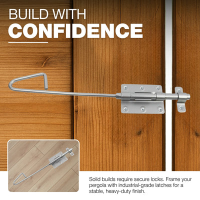 Slide bolt latch