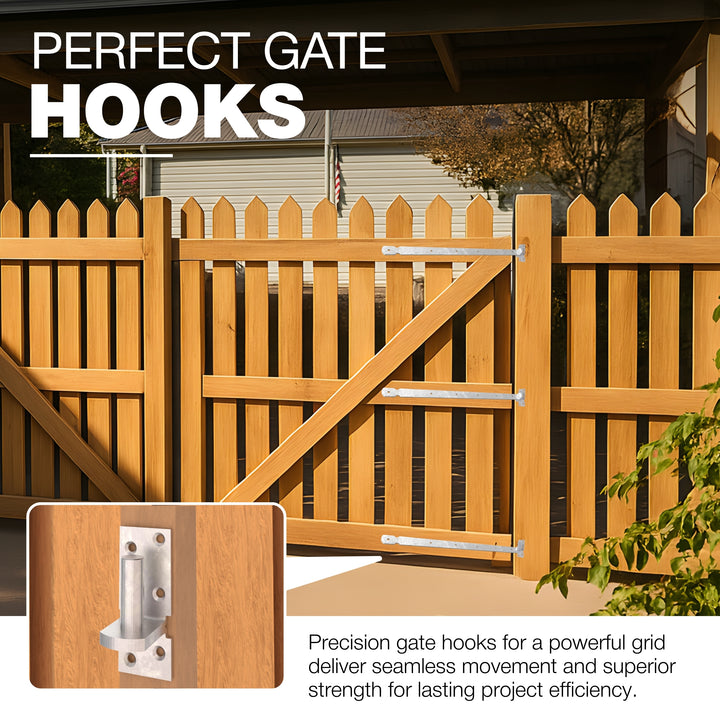 Gate hinge mounting bracket