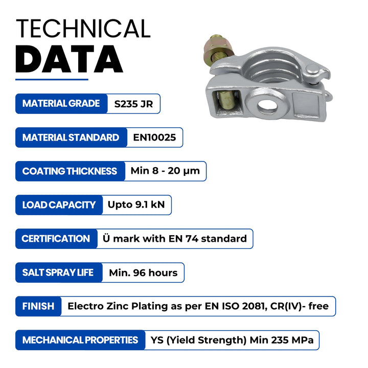 Scaffold Half Coupler | Scaffolding Clamp