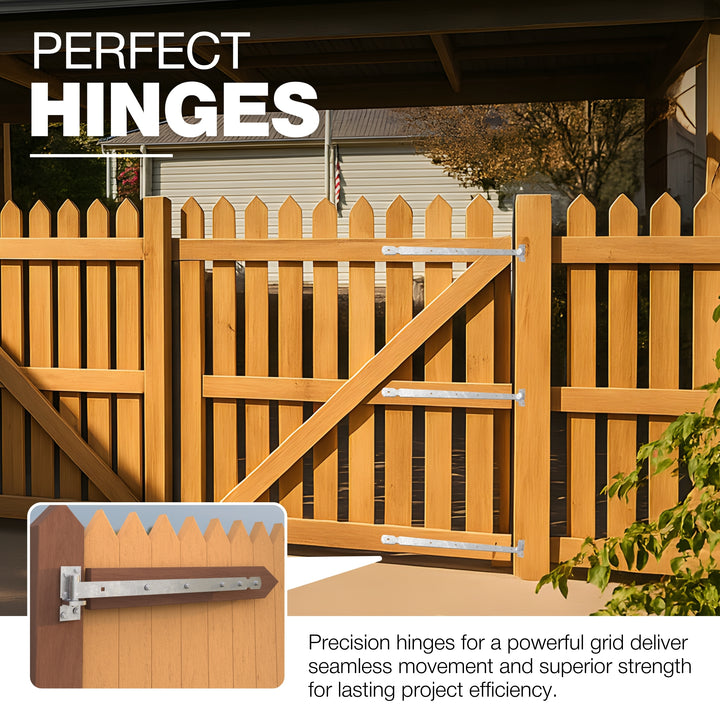 Gate band hinge