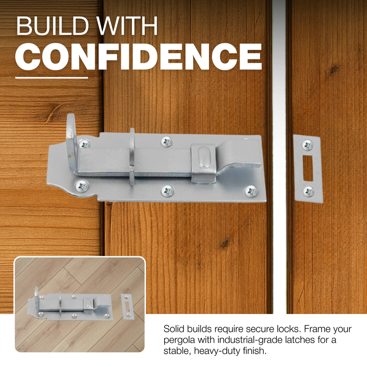 Slide bolt latch