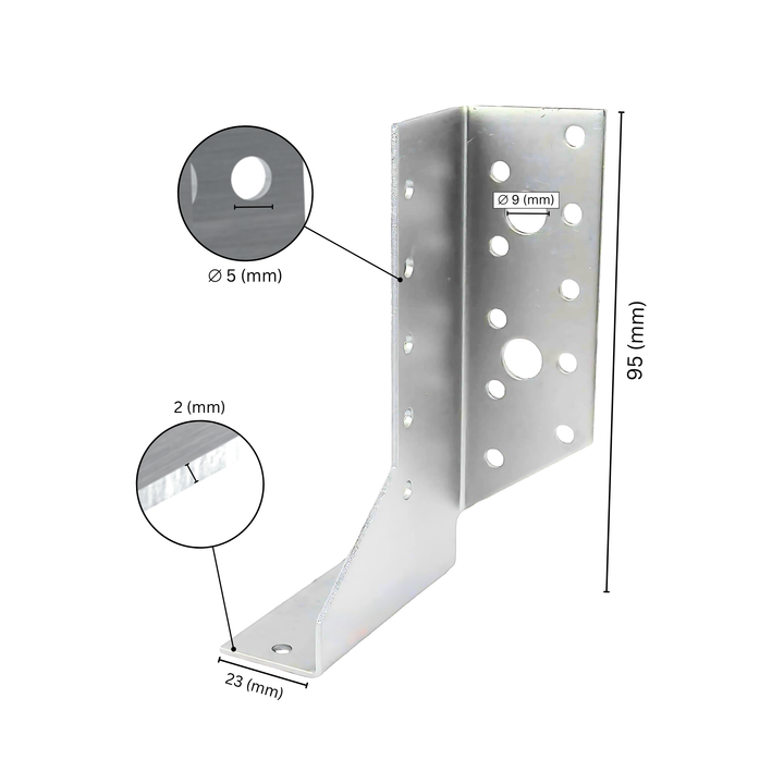 Adjustable joist hanger