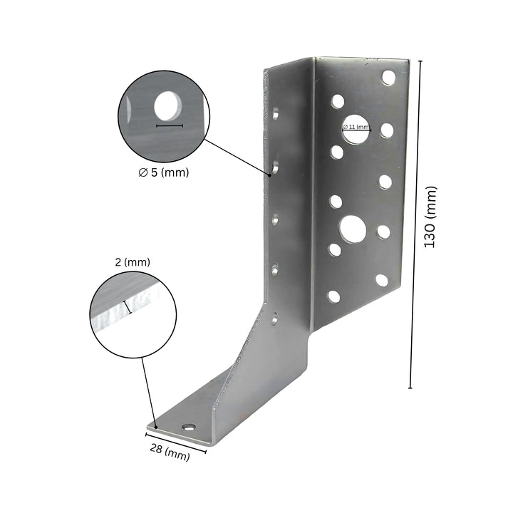 Adjustable joist hanger