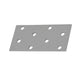 Flat wood connector plate