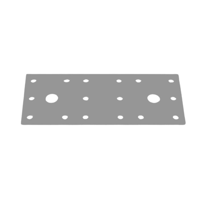 Flat wood connector plate
