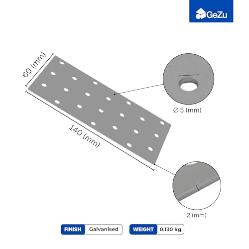 Perforated wood connector plate
